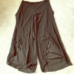 Tadashi sheer flare pants